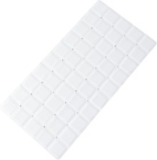 Foldable Silicone Bathtub Mat: Jumbo Size Heavy Duty Safety Bath Mat for