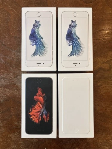 IPHONE 6 & 6S Box / Boxes ~ BOXES ONLY, NO ACCESSORIES - QTY (4) - product listing photo