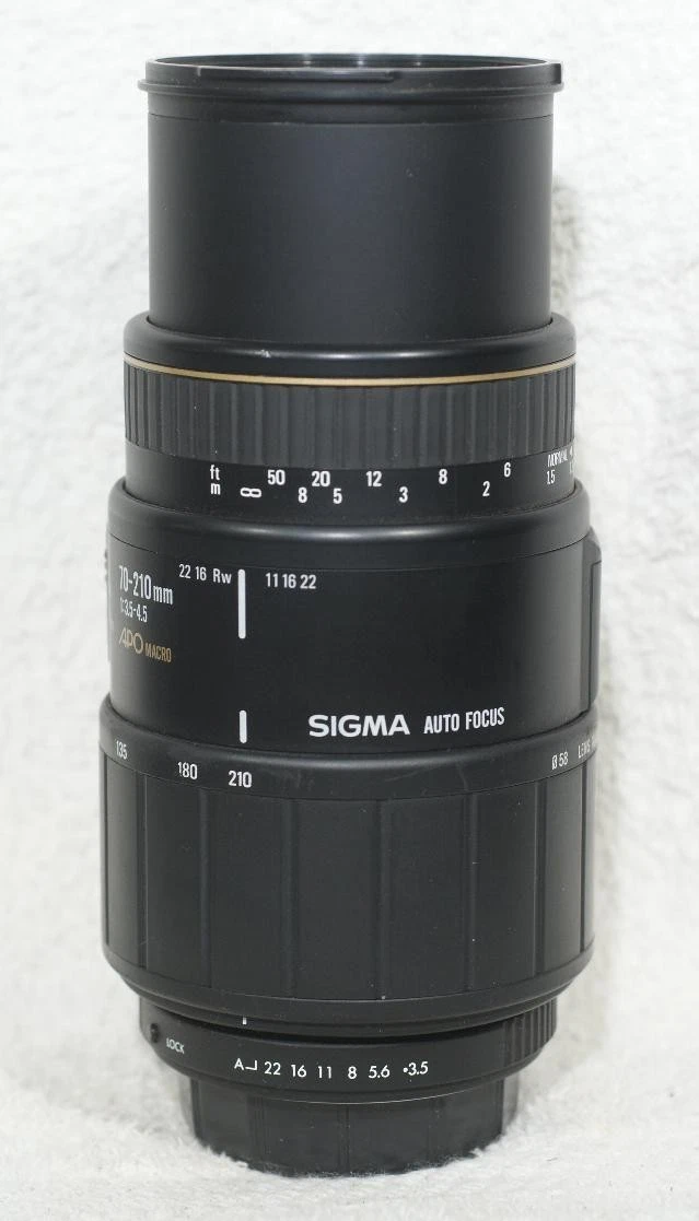 ソニーミノルタ用 SIGMA AF Zoom APO 70-210mm 0225 Review Sigma AF Zoom APO 70-210 mm 1: 2.8 | Happy