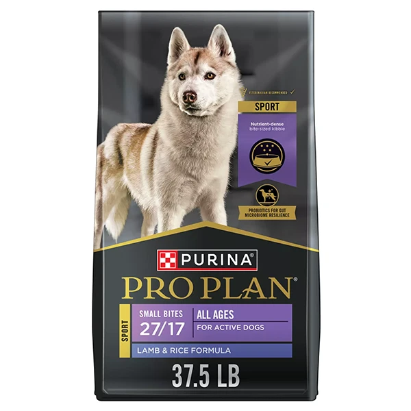 Purina Pro Plan All Ages 27/17 fórmula de cordeiro e arroz ração seca para cães, 37,5 lb - Imagem 2 de 4