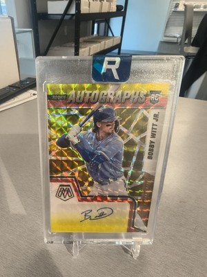 2022 Mosaic Bobby Witt Jr /88 Auto 🔥Rookie Autographs Fusion💥