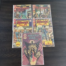Midnight Tales/ Haunted Love 7 BRONZE HORROR Lot Charlton Comics 2,3,4,5 