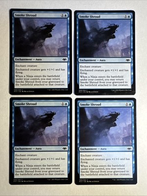 4x Mtg Modern Horizons Smoke Shroud NM Magic The Gathering