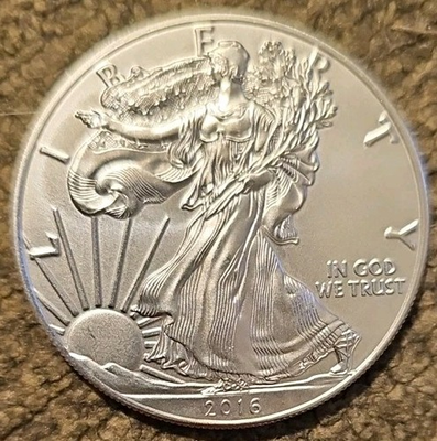 #ad #ad 2016 American Silver Eagle 1 Troy Oz .999 Fine Silver $88.88