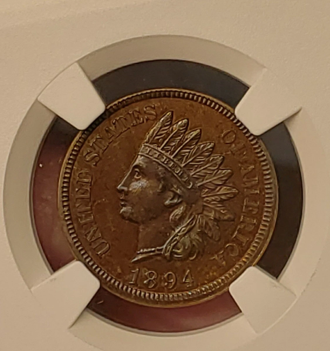 Uncirculated 1894 Year Indian Head Small Cents (1859-1909) for