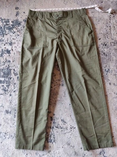 Vintage US Army Military Vietnam Fatigue Pants OG-107 40 x 31