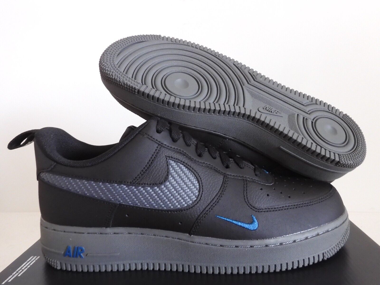 NIKE AIR FORCE 1 07 LV8 J22 "CARBON FIBER" BLACK-GREY