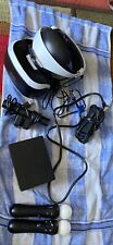 🔥New Sony PlayStation 4 5 PS4 VR Virtual Reality Headset Bundle Doom VFR  PSVR