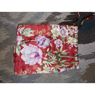 Floral Drawstring Bag - Multicolor by Johnny Was LAUREL CANYON COZY BLANKET-LETO-JOHNNY WAS – Apropos San  main image 4