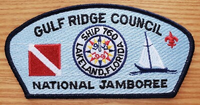 Gulf Ridge Council Sea Scout Ship 760 Council Shoulder Patch (CSP) 1997 Jamboree