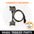 ELECBRAKES ADAPTER AND WIRE - 7 PIN FLAT TO 12 PIN FLAT SOCKET