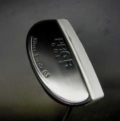 Japanischer PRGR Golf Silver Blade 03 Putter 87 cm Stahlschaft Leguan Golfgriff