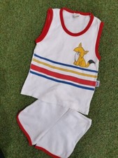 BLUE SEVEN 80er 2tlg. Sommeranzug Top + Shorts Gr.104