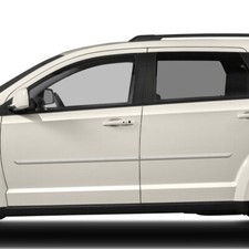 For Dodge Journey 2009-2021 Painted Side Moldings W Chrome Inserts Cf-journey For Dodge Journey 2009-2021 Painted Side Moldings W Chrome Inserts Cf-journey