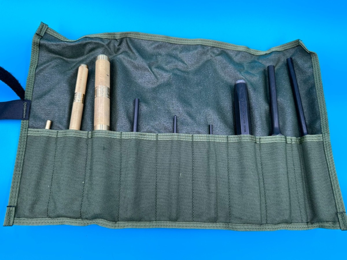 NEW Snap-On Punch & Chisel Set - 9-Piece - Brass Drift Punches