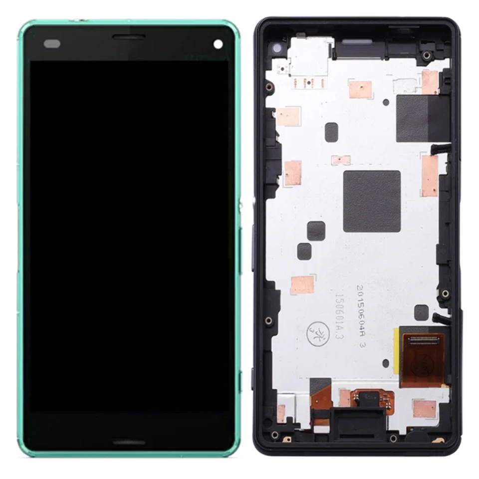 For Sony Xperia Z3 Compact Mini LCD Display Touch Screen Digitizer Frame (Green) - Image 3 of 3