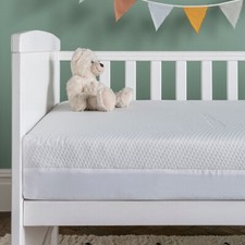 Image of ECO Cool Touch Technology Baby Toddler Cot Bed Mattress + Cool Touch Cot Pillow