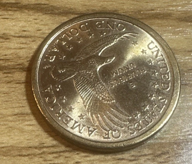 2000-P SACAGAWEA $1 ONE Gold Dollar US Mint LIBERTY COIN $1  - Image 2 of 2