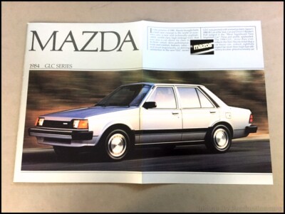 1984 Mazda GLC 22-page Original Car Sales Brochure Catalog | eBay