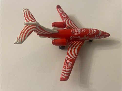 Vintage 2002 Matchbox METRO JET Plane Diecast with White/Red Zebra Design 4" - Picture 3 of 4