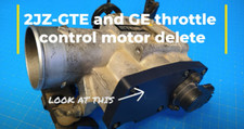 2jz-gte 2jz-ge Vvti Throttle Control Motor Delete - Is300 Sc300 Gs300 Supra A