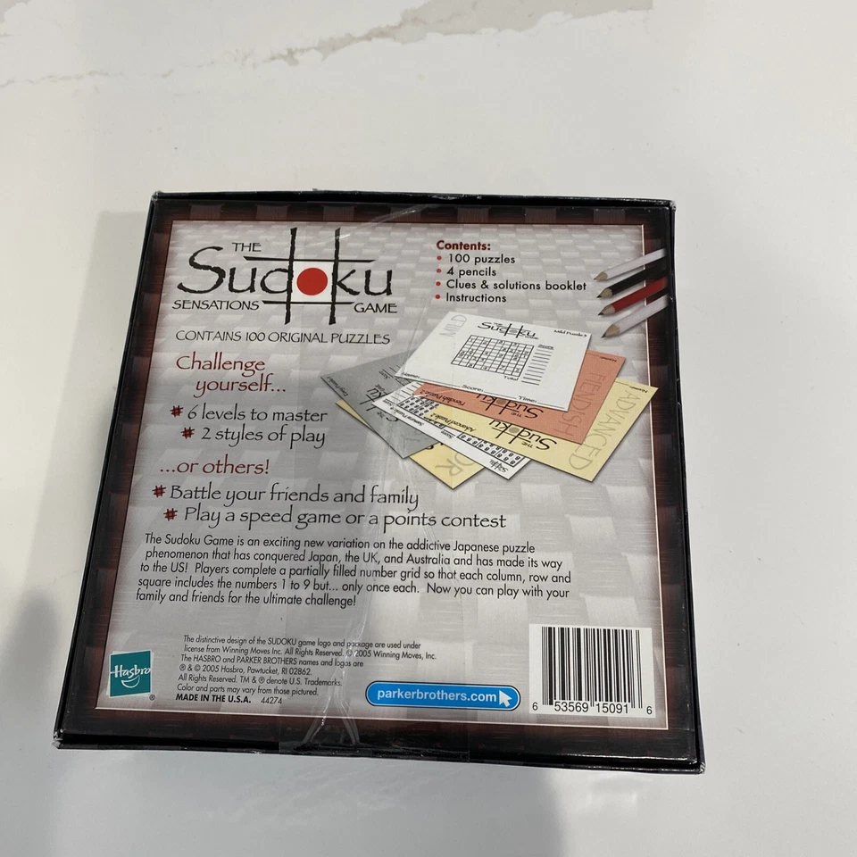 Parker Brothers The Sudoku Sensations Game - Image 4 of 4