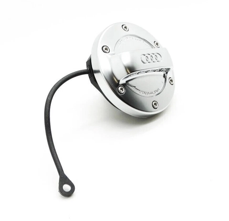 Original Audi Aluminium Look Fuel Tank Cap for A1 A3 A4 A5 A6 A7 Q2 Q3 Q5 Q7 Q8 - image 2 of 2