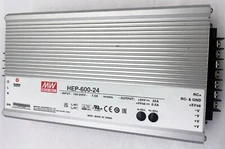 Mean Well 24v HEP-600-24 AC-DC Single Output Industrial Power Supply 100-240V
