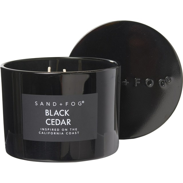 SAND AND FOG Black Cedar Candle 2Wick, 12 oz. eBay
