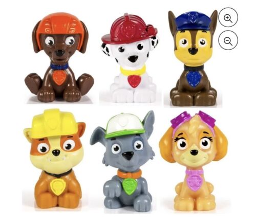 PAW Patrol Birthday Party Cake Toppers 6 Character Set Mini Figure Ships FAST!
