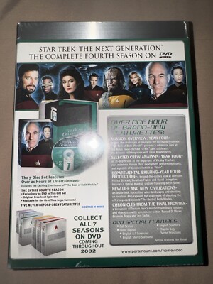 Star Trek The Next Generation - Season 4 -  DVD Box Set - Brand New !!!