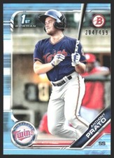 2019 Bowman Draft Sky Blue /499 Anthony Prato #BD-101 BG6
