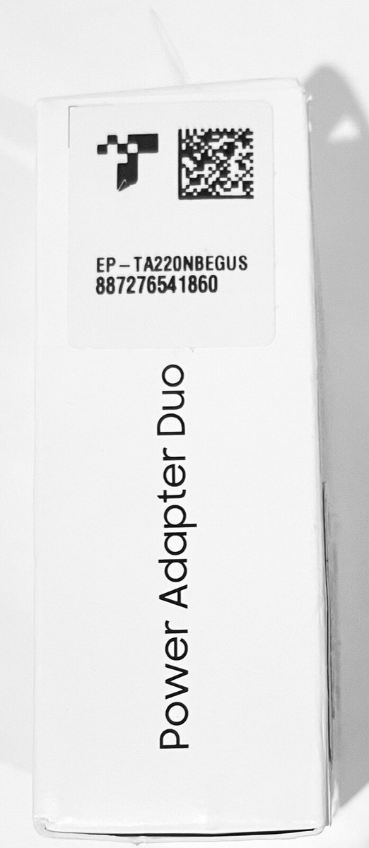 NEW Samsung 35W PD Power Adapter Duo (USB-C-USB-A) Fast Wall  