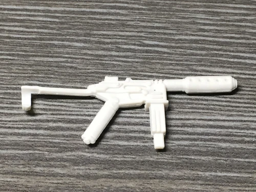 1986 GI JOE SUB MACHINE GUN ( Firefly ) Battle Gear Accessory Pack 4 Hasbro Part