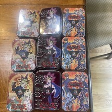 yugioh Tin Boxes 2003 9 Count Empty