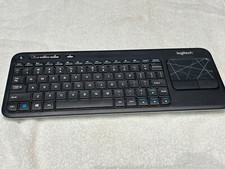 Logitech K400r Wireless Touch Keyboard Black NO DONGLE, KEYBOARD ONLY