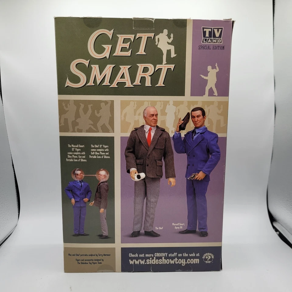 Figura Sideshow Toy Get Smart The Chief 12" TV Land Edición Especial Foto 2 de 4