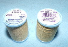 Coats and Clark Quilting Piecing Thread, 250 yds Yellow 7330