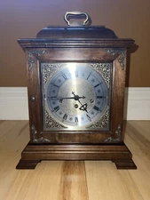 1970's Hamilton Wheatland West Germany Westminster Bracket Style Mantle Clock