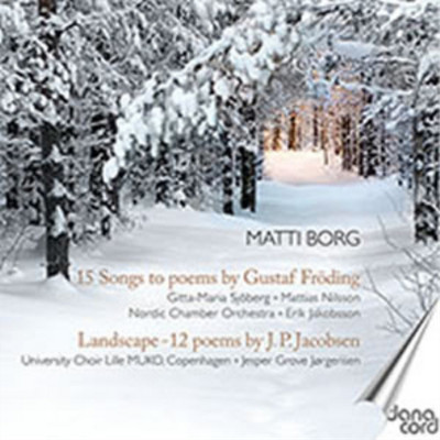 Matti Borg Matti Borg: 15 Songs to Poems By Gustaf Fröding/... (CD) (UK IMPORT)