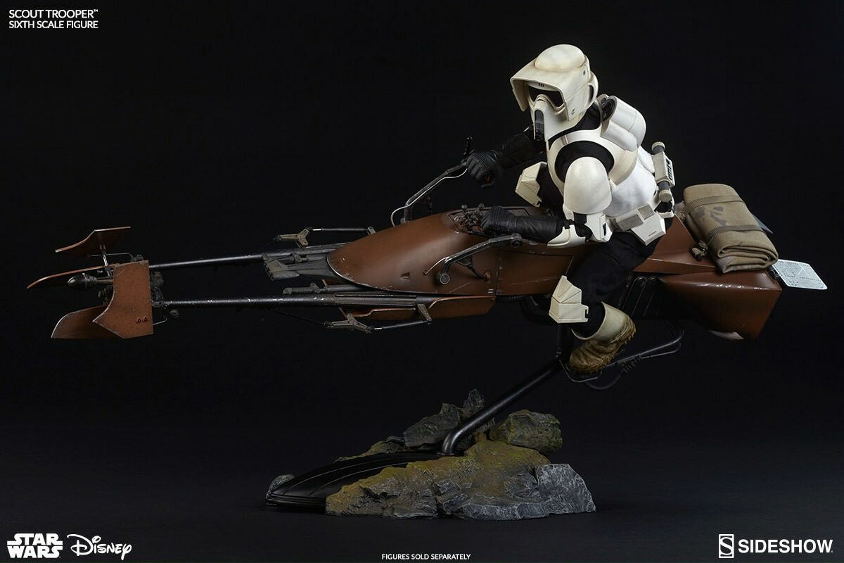 Sideshow Star Wars Scout Trooper & Speeder Bike SET 1/6 Scale