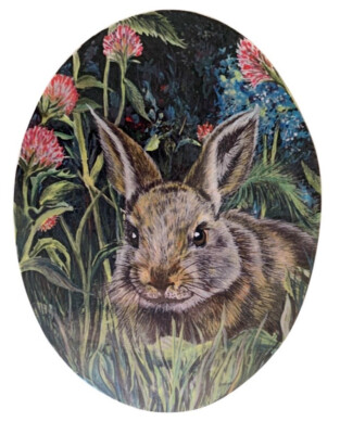 Wildhase Magnet - Wildhasen - Hasengeschenk - Hasengeschenke CC6-J