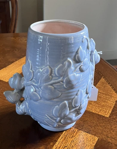 vintage red wing pottery vases