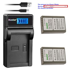 Kastar Battery LCD Charger for Olympus BLN-1 BLN1 Olympus OM-D E-M5 Mark II