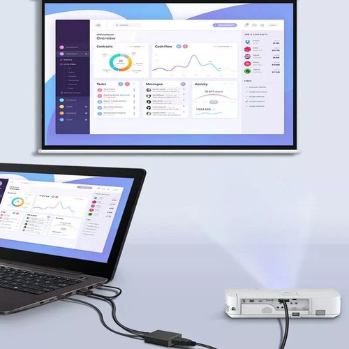 1080P VGA auf HDMI Audio-Untersützung Adapter Auflösung VGA zu HDMI PC - Bild 7 von 16