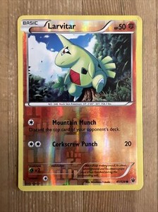 Larvitar 41/124 XY Fates Collide REVERSE HOLO Pokémon LP