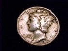 1936-D Mercury Dime, Fine Grade