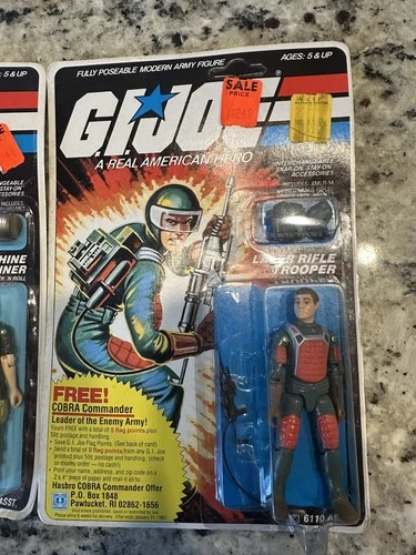 1982 GI Joe Flash MOC 9 Back Unpunched ARAH
