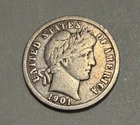 1901 O Barber Dime F+