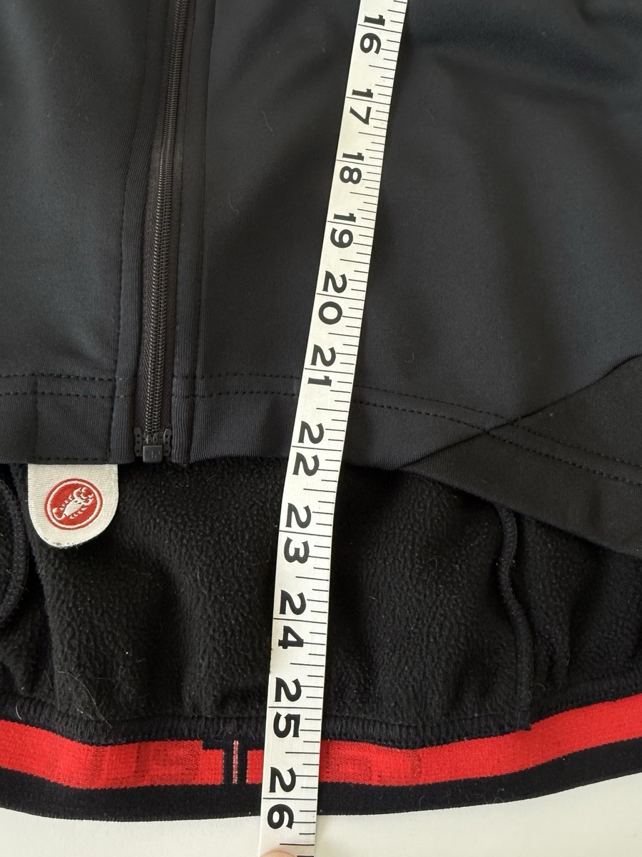 Castelli Rosso Corsa Windstopper Cycling Jacket-Men's Large
